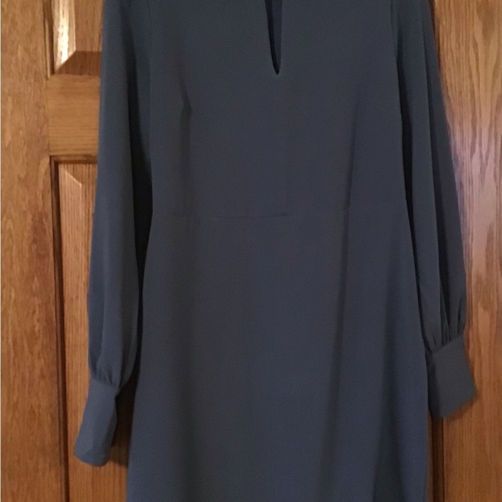 Banana Republic Blue Key hole dress 4